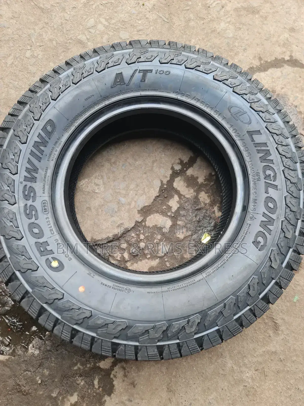 225 /75 R15 Linglong Tyres (All Terrrain) Commercial.