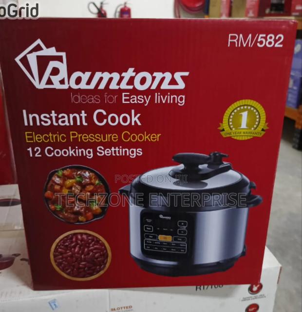 Ramtons Rm582 Electric Pressure Cooker - 6 Litres - main view