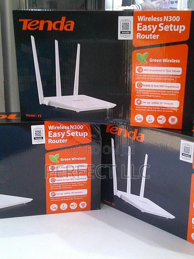 2.4ghz Tenda Wireless N300 Easysetup F3 Router