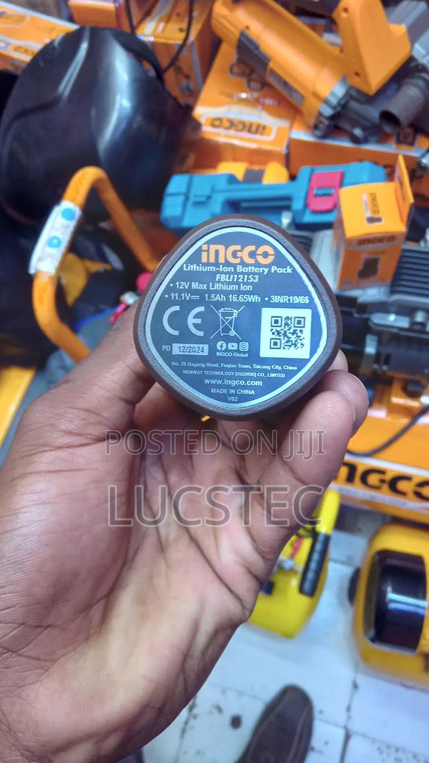 Ingco 12v Lithium-ion Battery Pack. - thumbnail 2