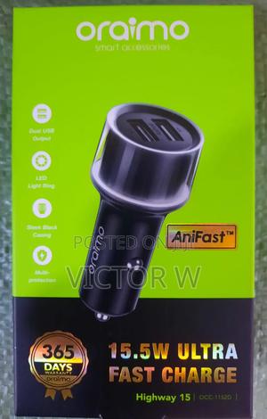 Car Charger Oraimo Highway 15 Occ‐1152d – 15.5w Fast Charge