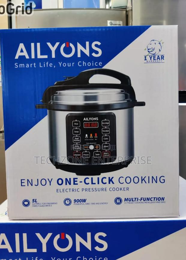 Ailyons Ls-A1 5l Electric Pressure Cookers - 900 Watts