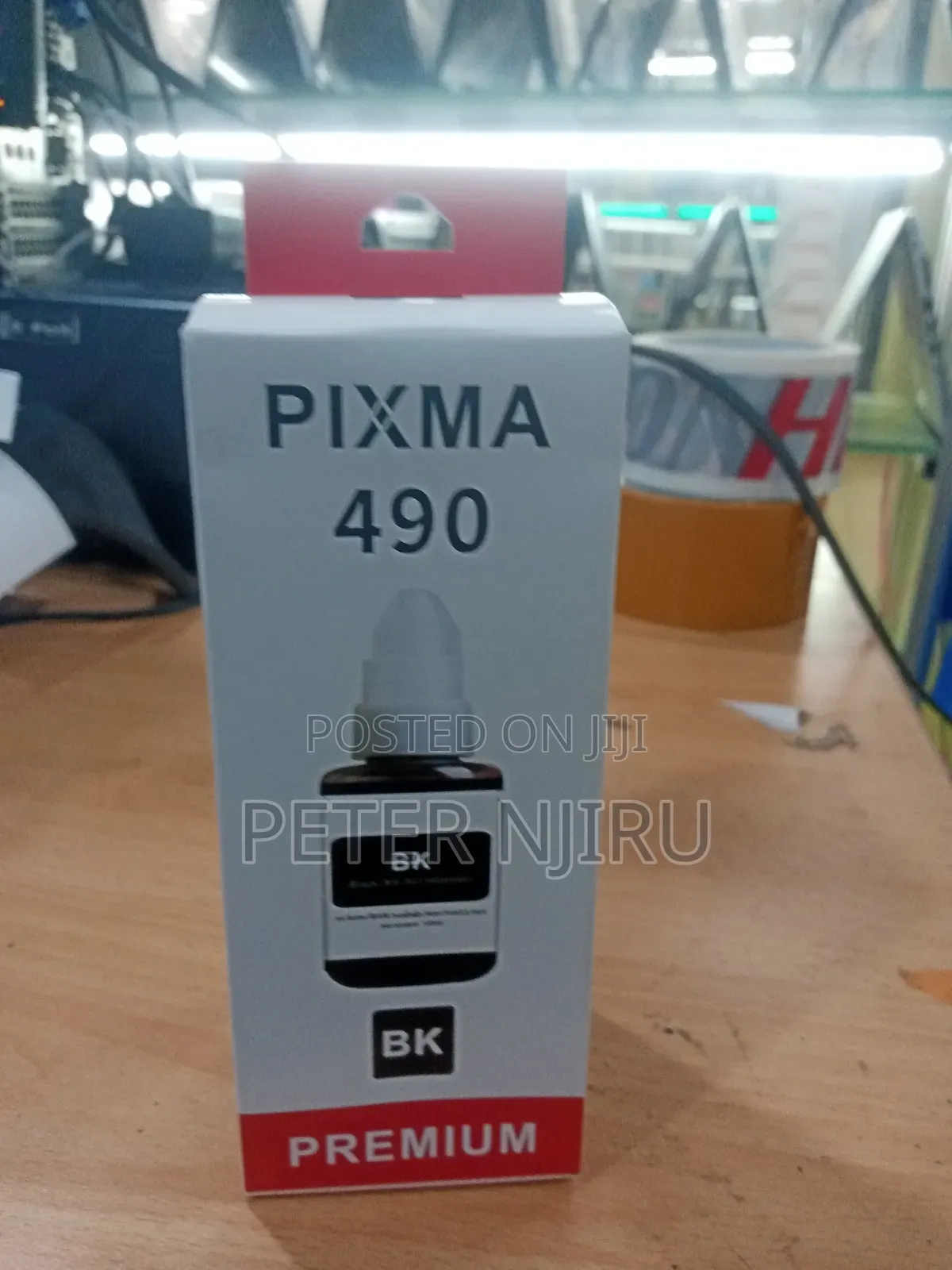 Canon Gi-490 Black Ink Bottle( Black) 