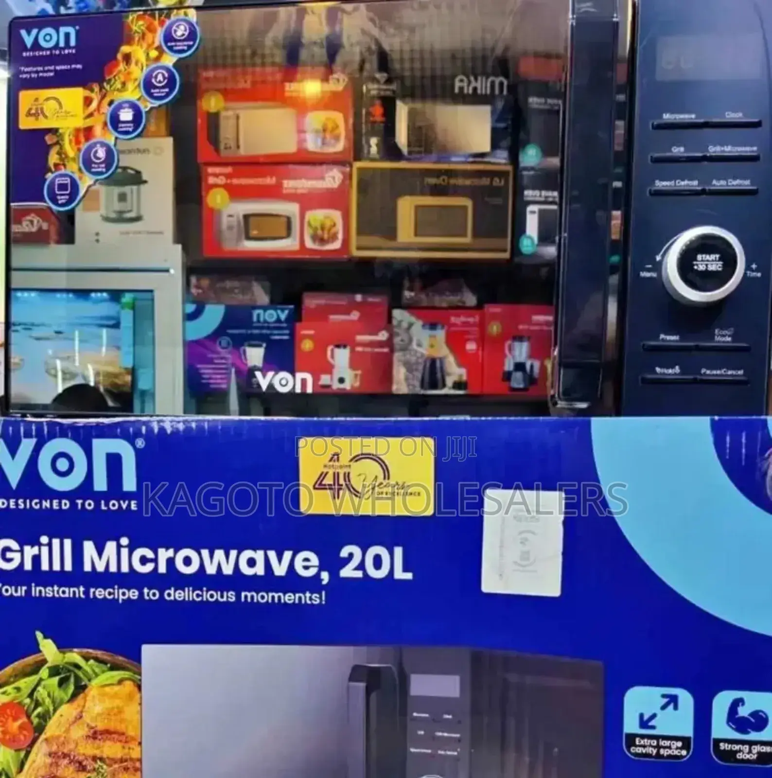 Von 20litres Microwave Oven (1 Yr Warranty) Vn20l