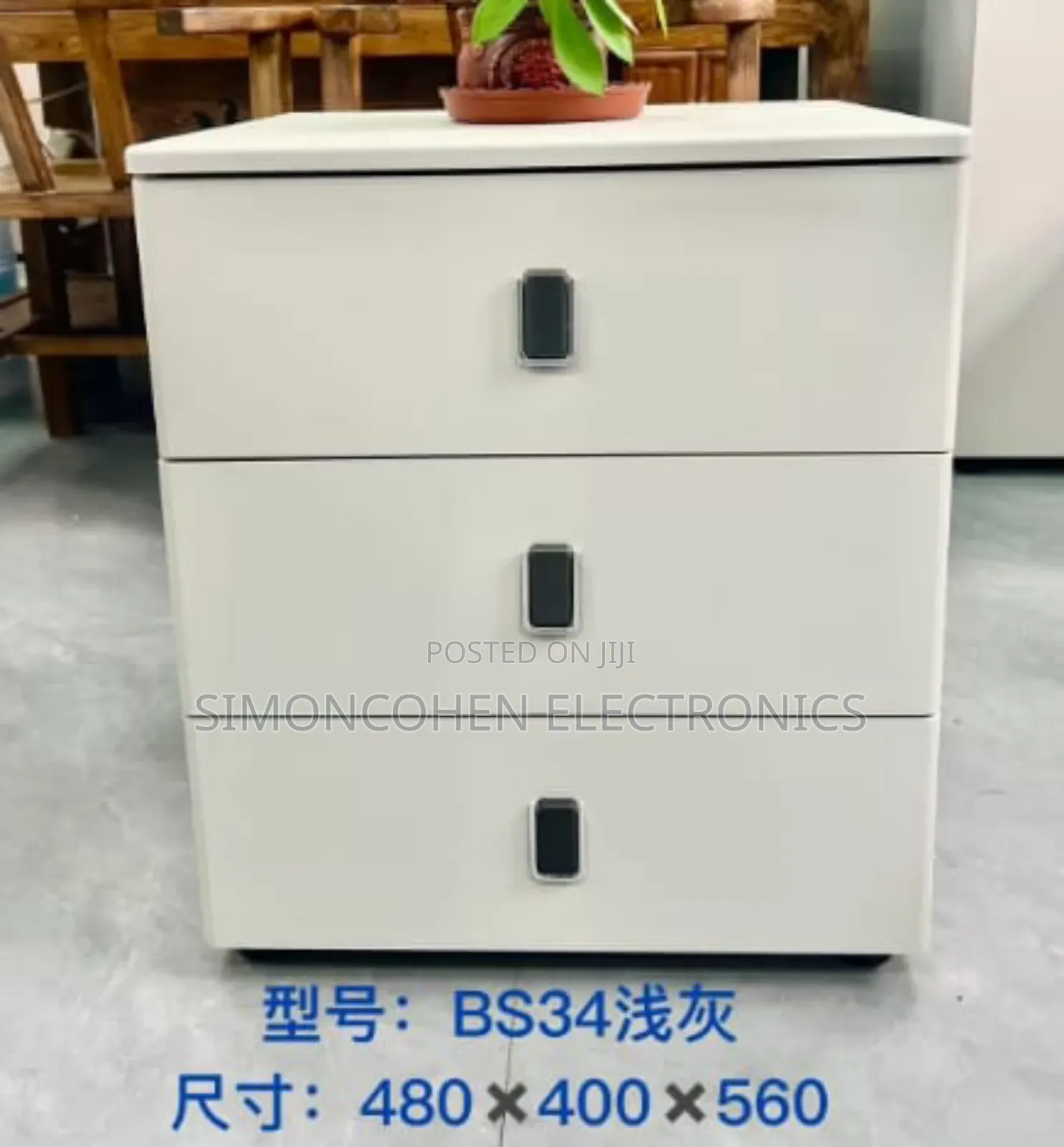 3 Drawer Bedside Cabinet at 