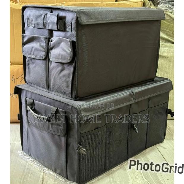 Car Boot Organizer With Lid, - main view