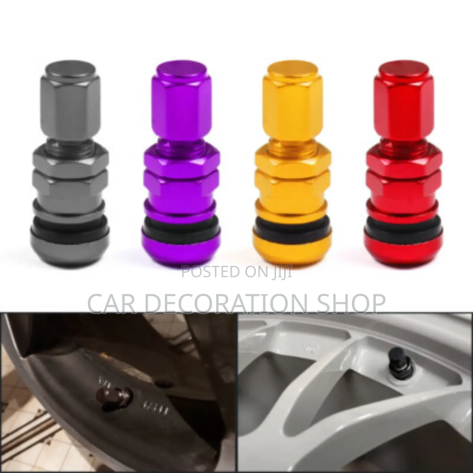 4x Set Universal Bike/Car Wheel Valve Caps