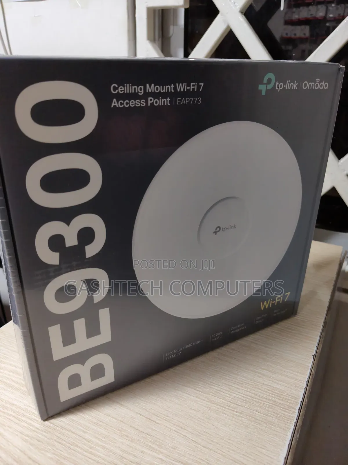 Tp-Link Be9300 Ceiling Mount Tl-Eap773 Wi-Fi 7 Access Point