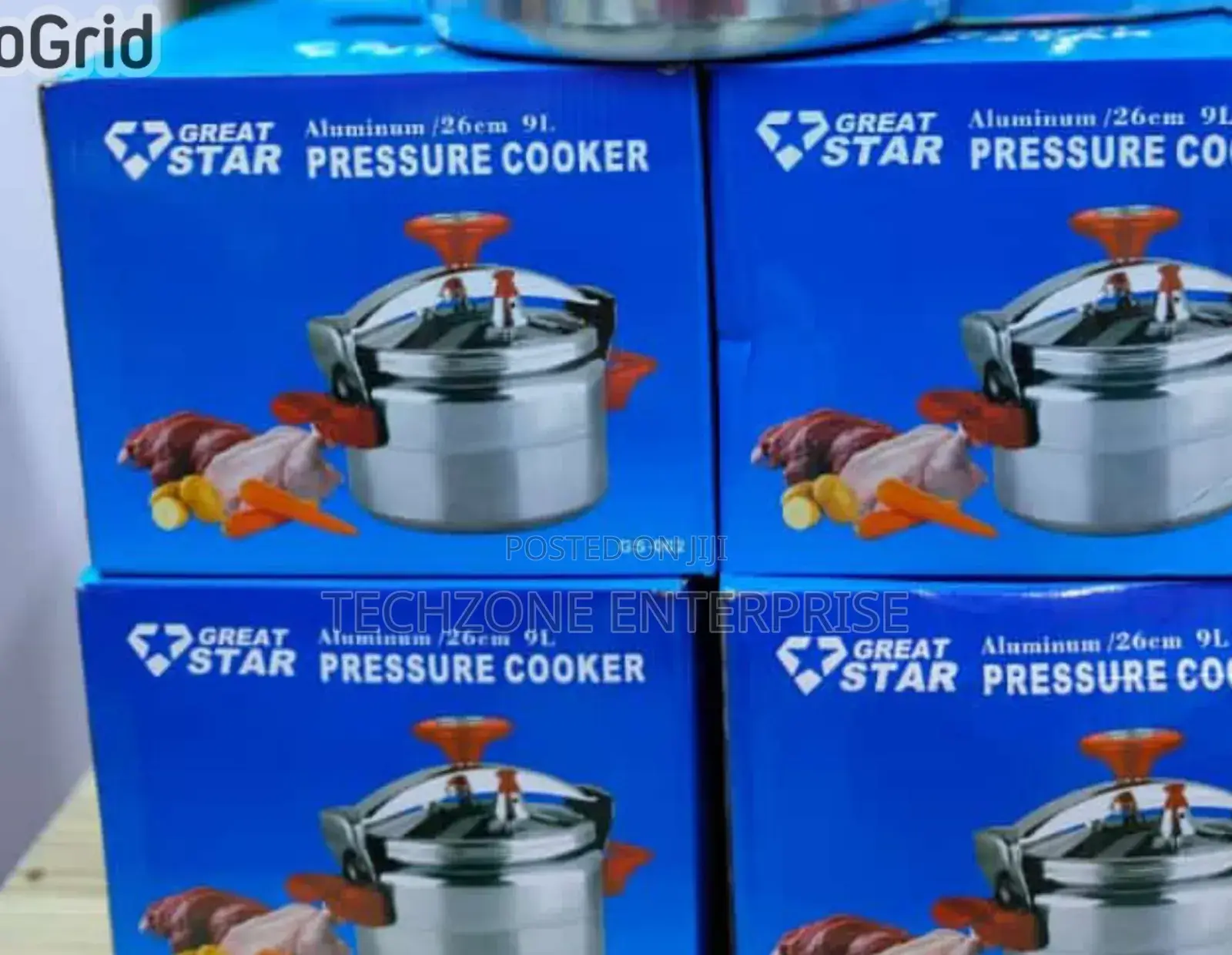 Great Star 9 Litres Aluminum Non Explosive Pressure Cooker