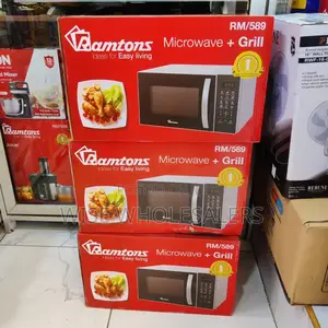 *Ramtons 23litres Rm589 Microwave With Grill Rm589 (Silver)