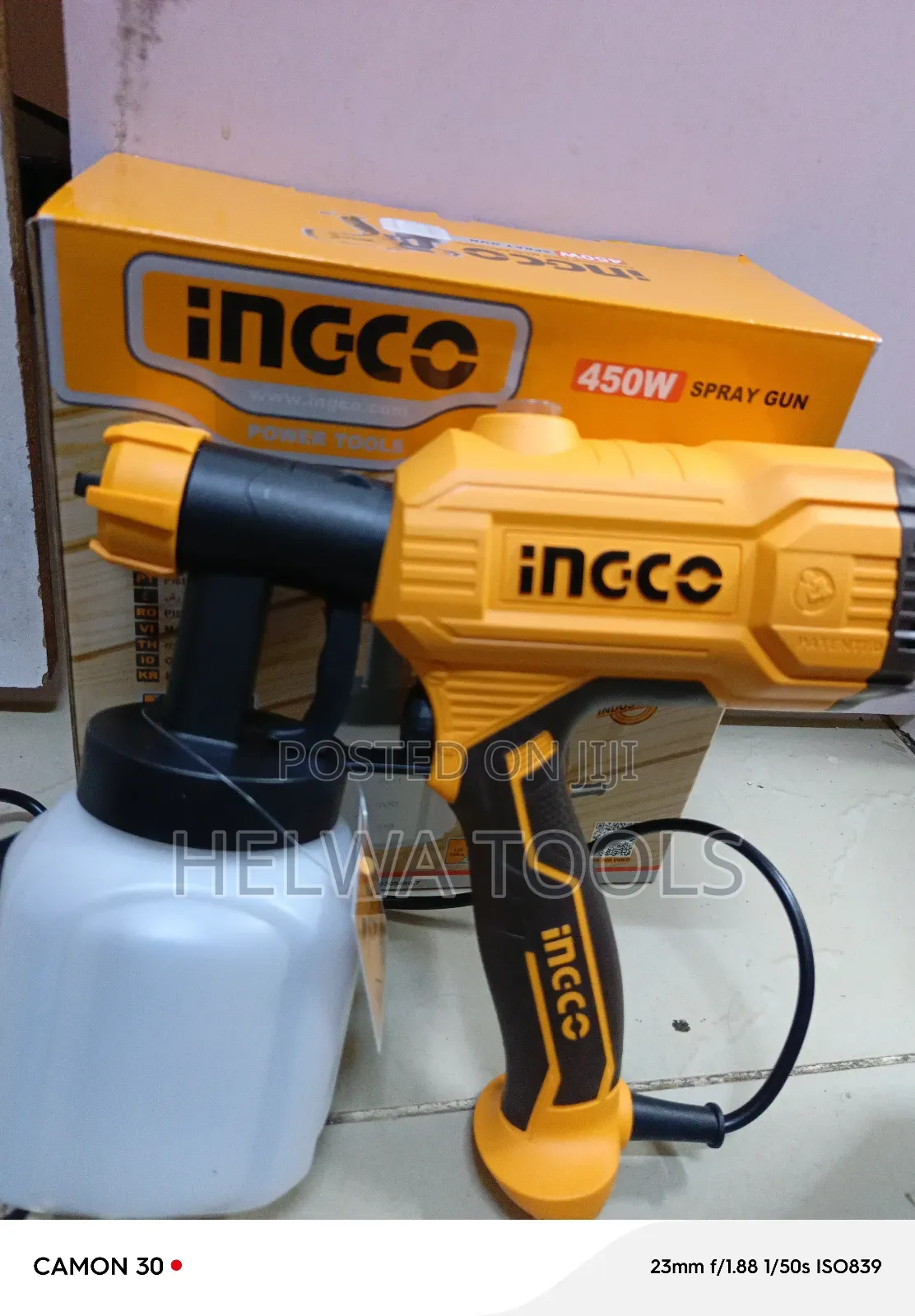 Industrial Electric Spray Gun 450 Watts