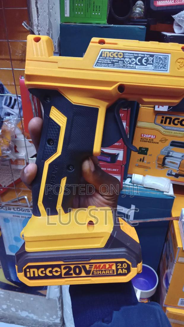 Ingco 20v Lithium-ion Cordless Glue Gun, Model Cggli2001. - thumbnail 2
