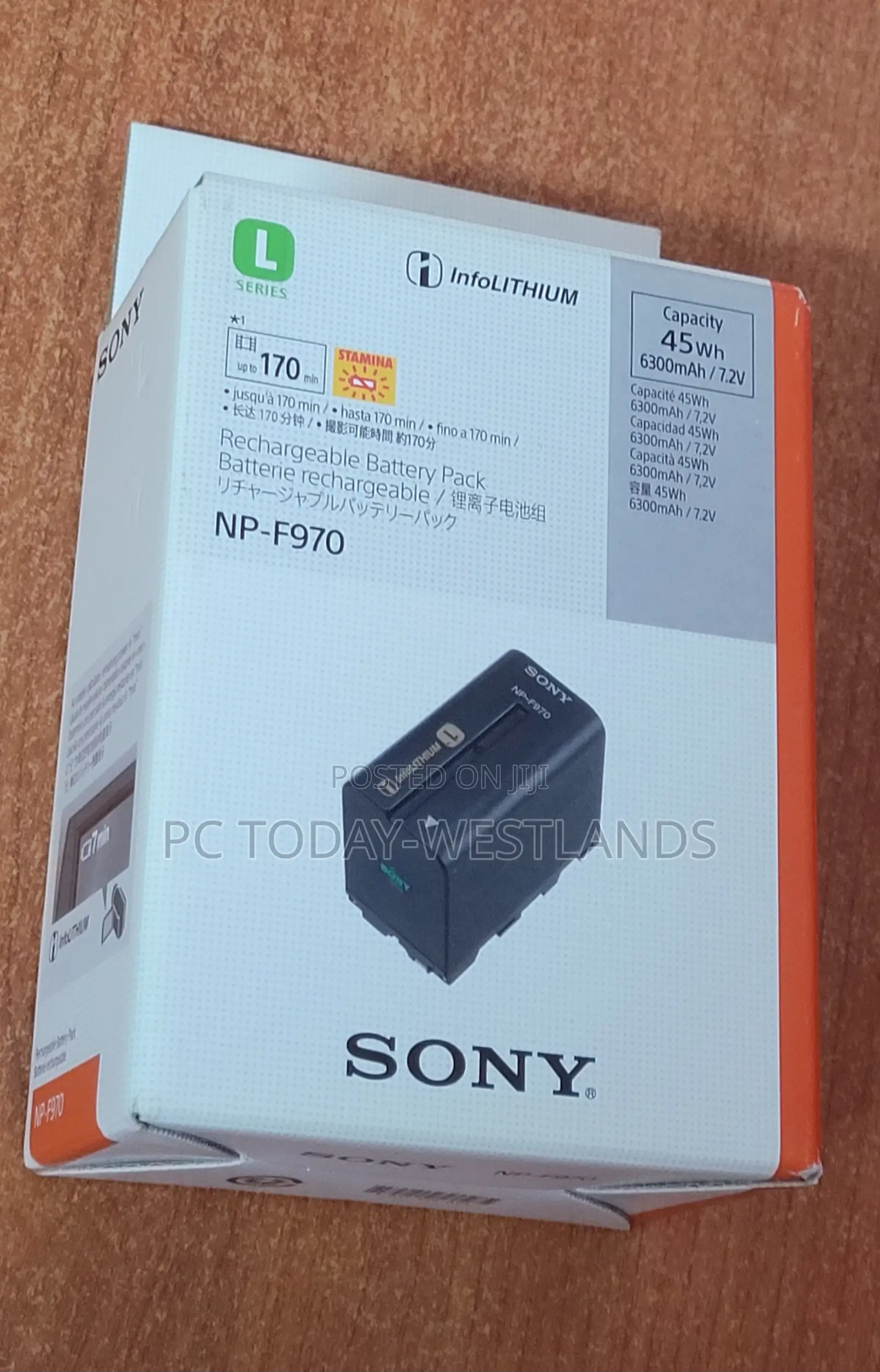Genuine Sony Np-F970 L-Series Info-Lithium Battery (6300mah)