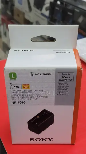 Genuine Sony Np-F970 L-Series Info-Lithium Battery (6300mah)