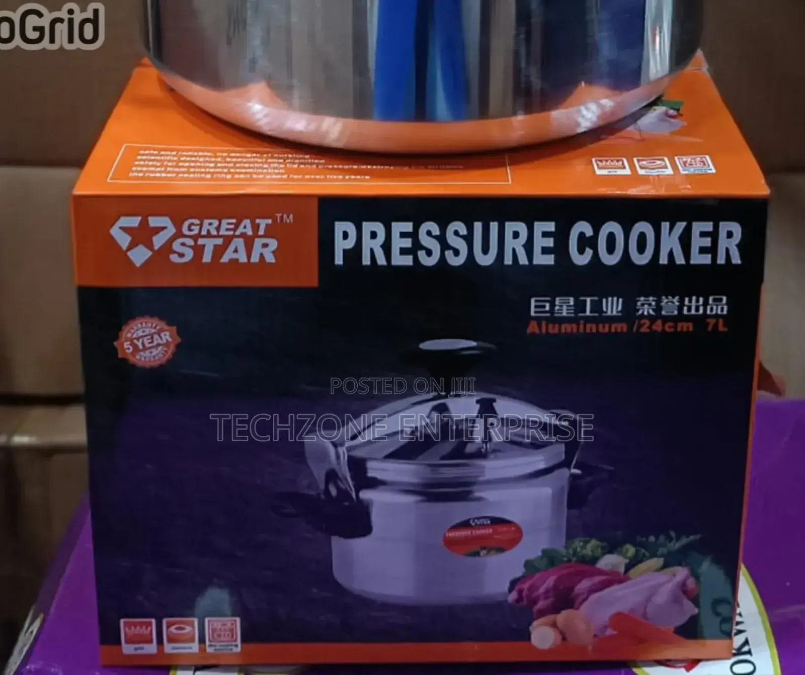 Greatstar 7 Litres Non Explosive Pressure Cooker 