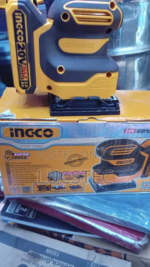 Ingco 20v Lithium-ion Cordless Sheet Sander.