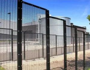 Galvanized Green Anticlimb Fence 