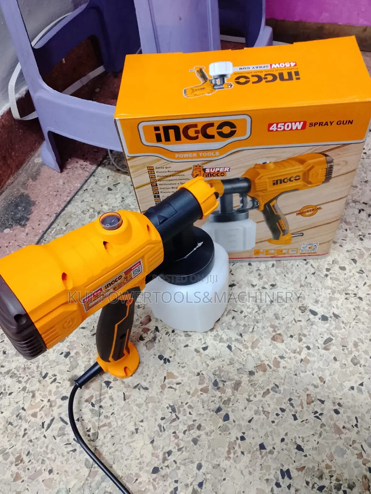 450w Ingco Electric Spray Gun/ Spray Gun