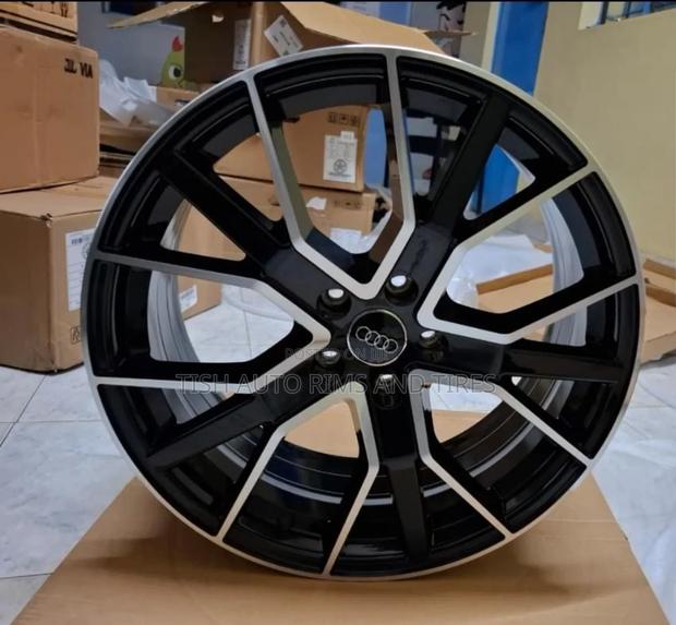 Black Silver Audi Rims Size 20 - main view
