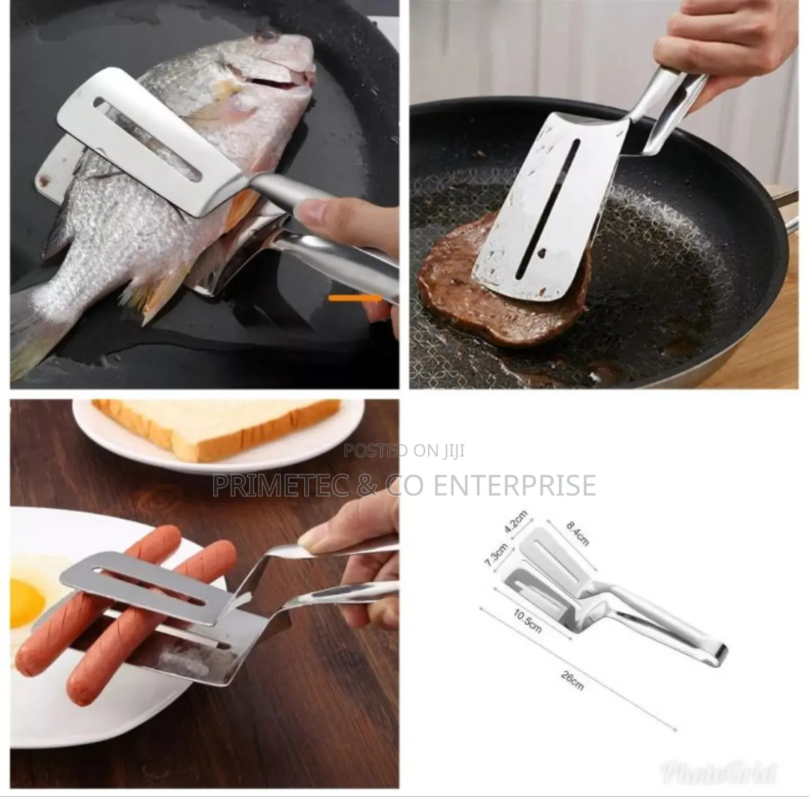 Metallic Food Tongs