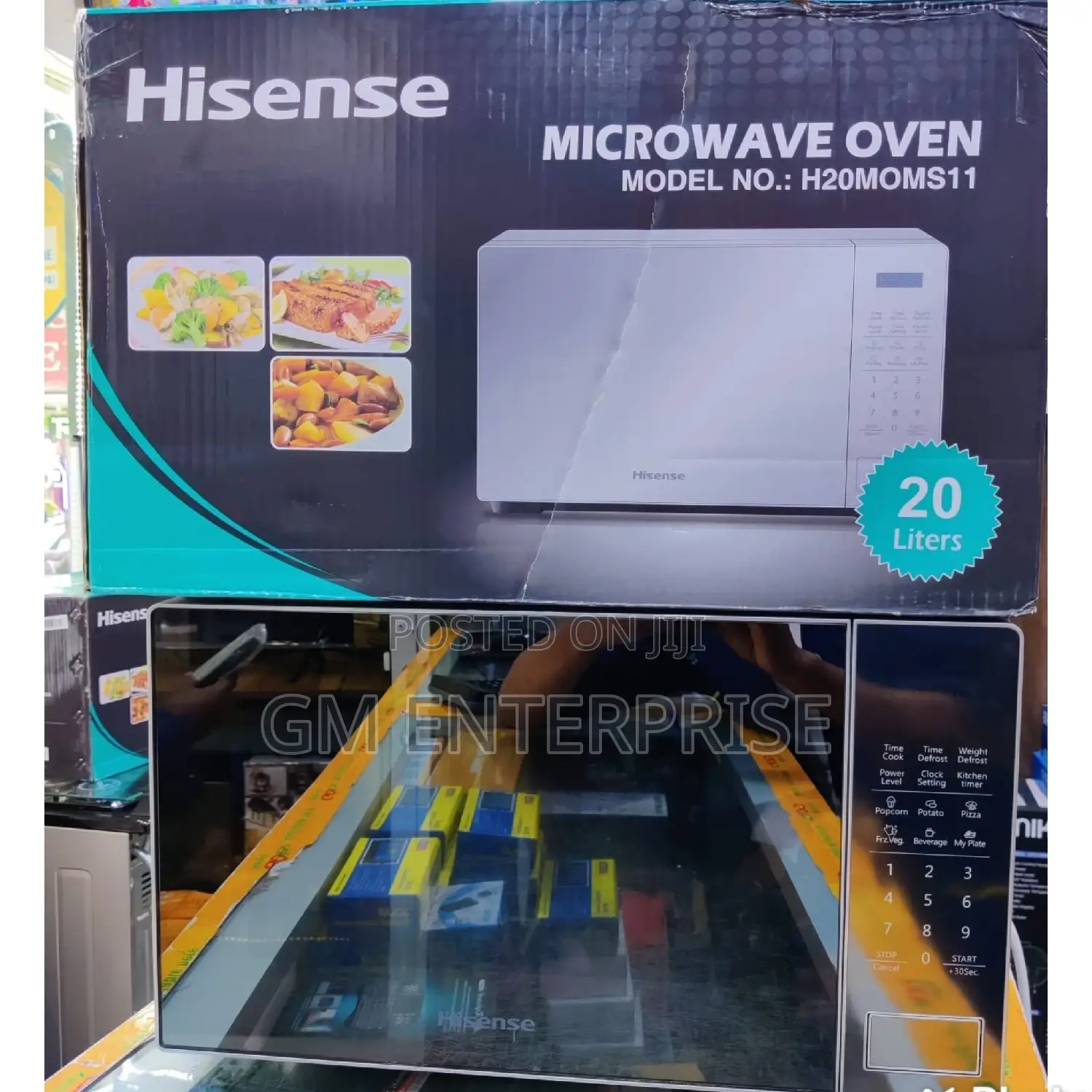 Hisense 20l Digital Microwave- Silver