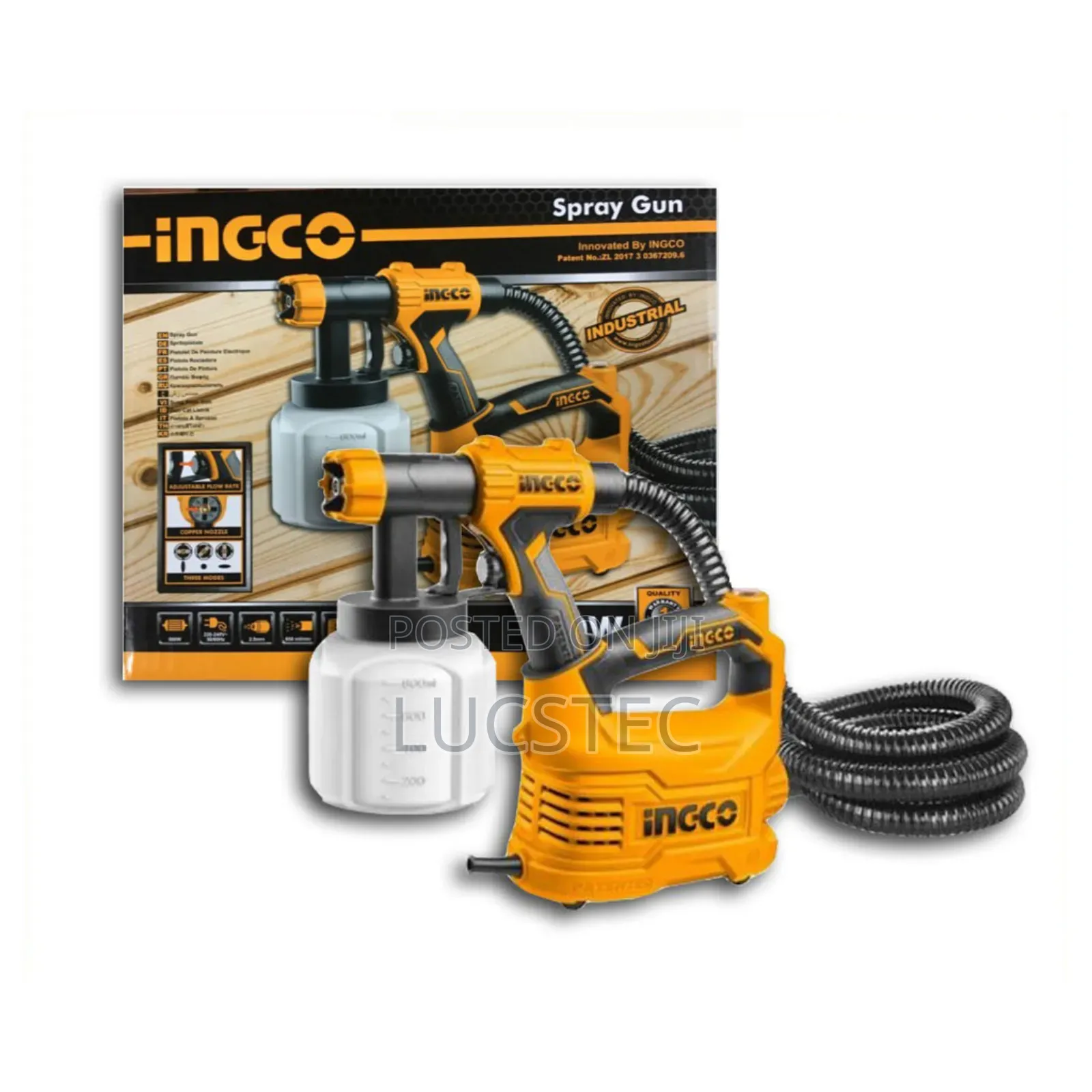Ingco Hvlp Electric Paint Spray Gun