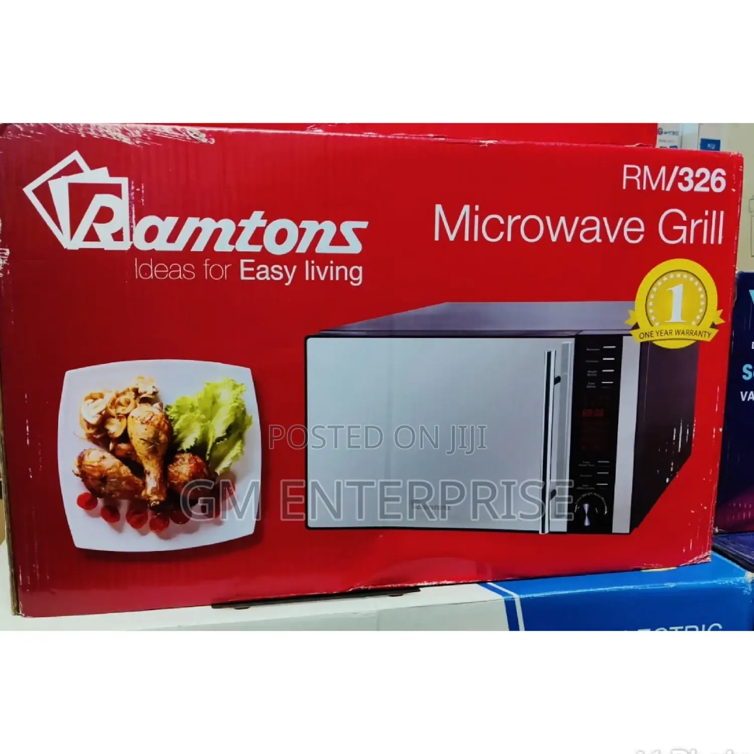 *Ramtons 25litres Microwave With Grill Rm326 (Silver).