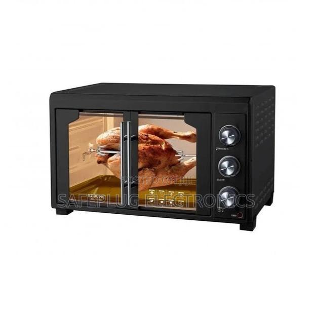 Rebune 45l Commercial Double Door Oven – Black - main view