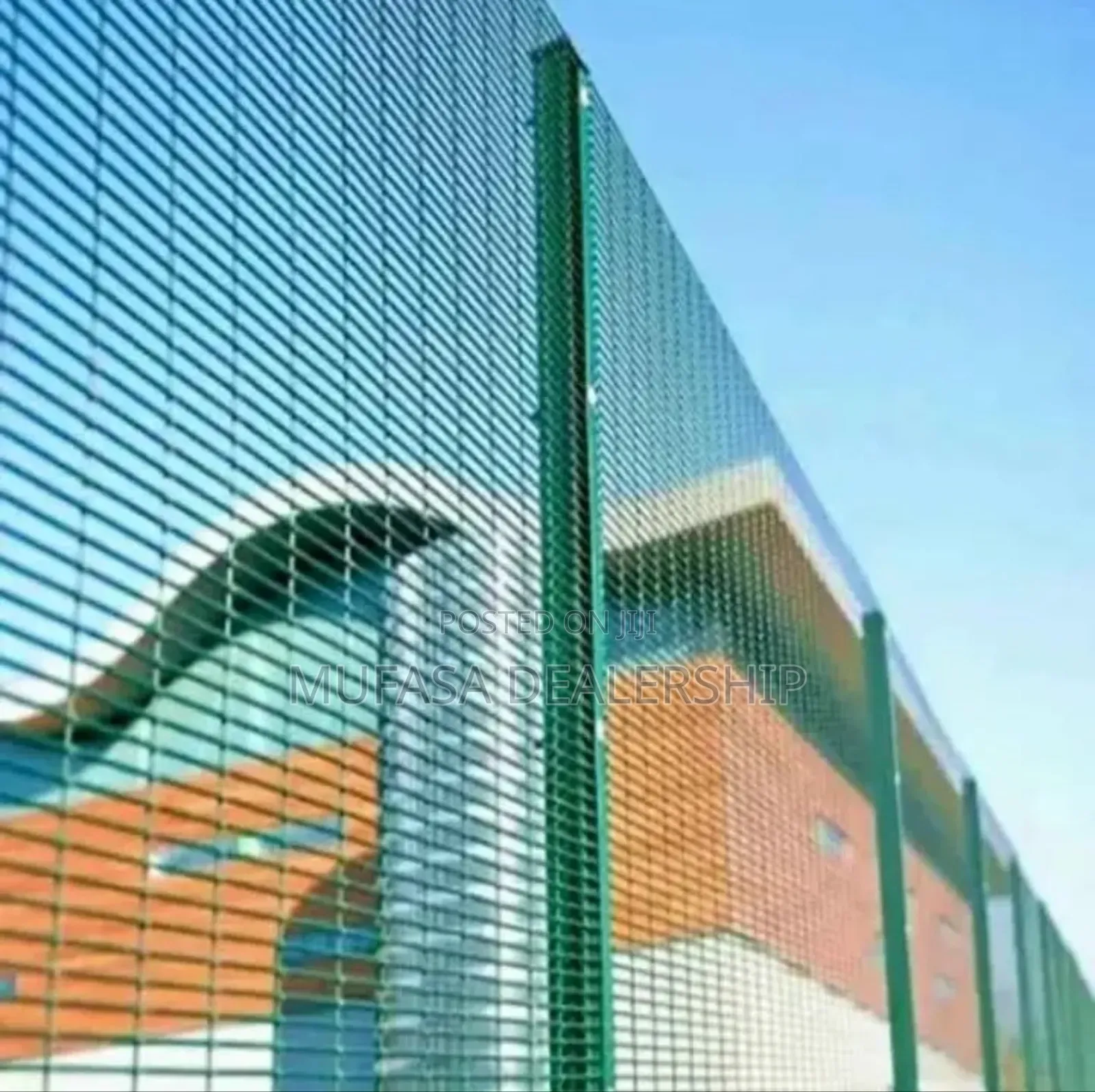 Heavy Gauge Galvanised Anticlimb Fence