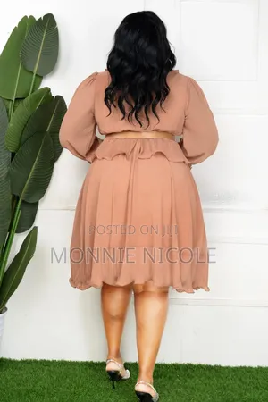 Nude Skater Dress