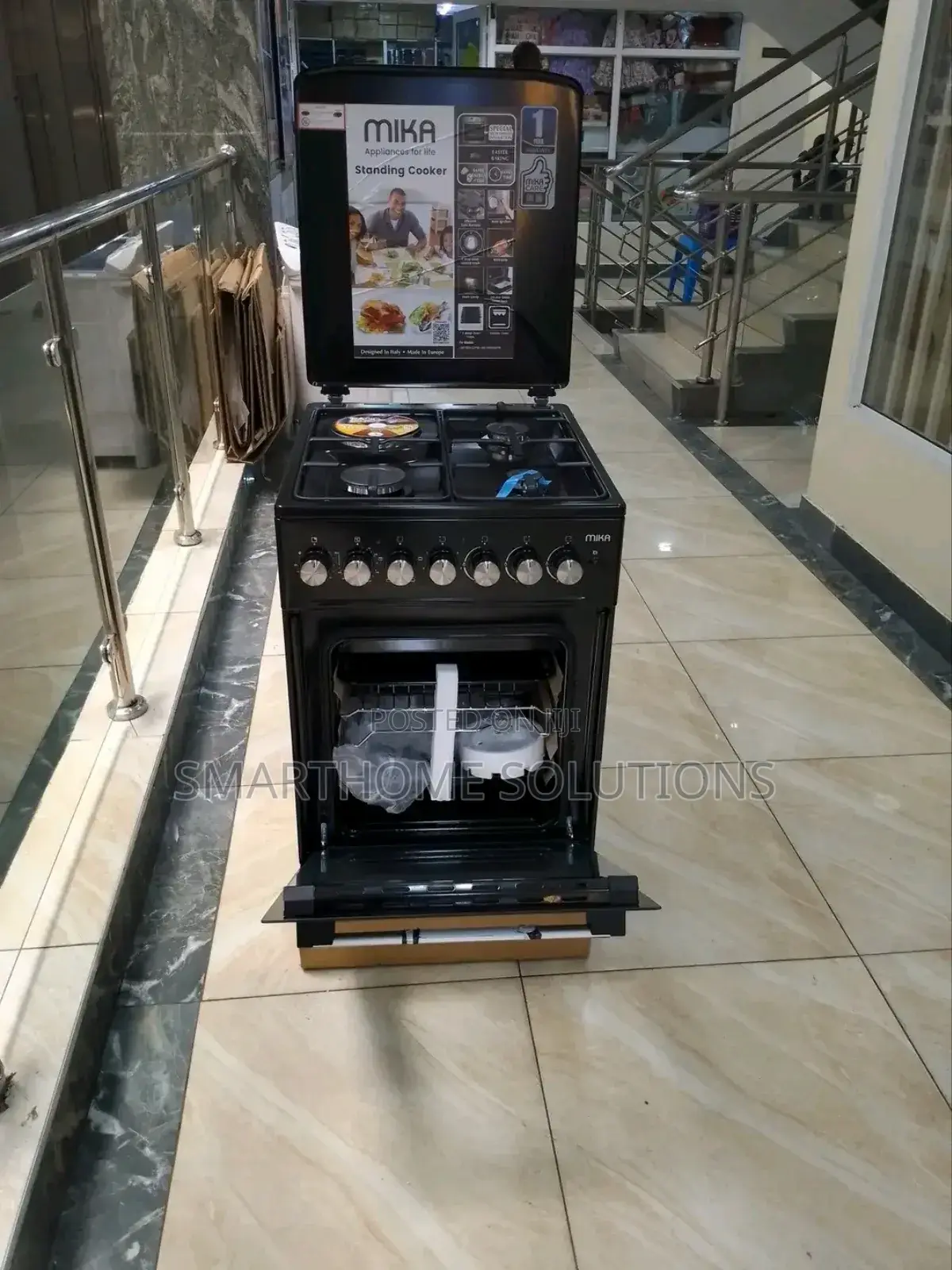 Mika 50*60 3gas+1hot With Rapid Burner With Jet Pool Valve