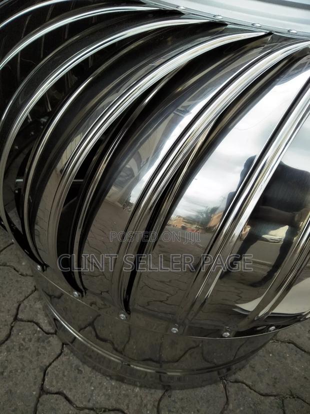 Stainless Steel Cyclone Roof Ventilators (600mm) - thumbnail 2