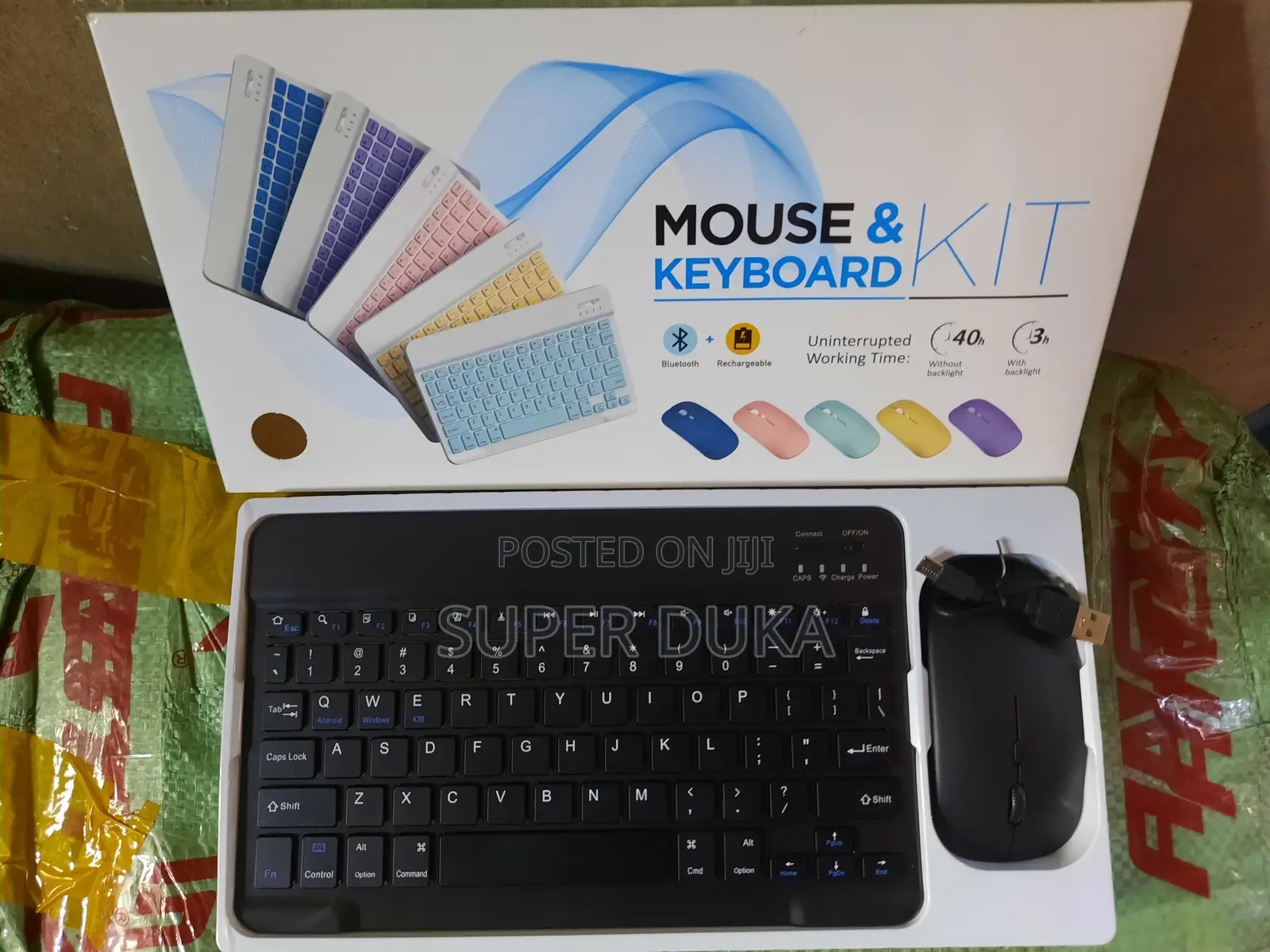 Wireless + Rechargeable Mouse Keyboard Kit