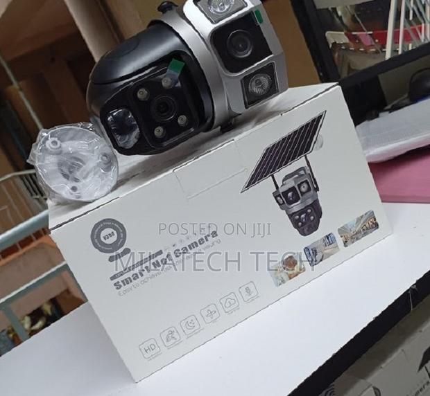 Dual Lens 4g PTZ Solar Camera Sim Wifi