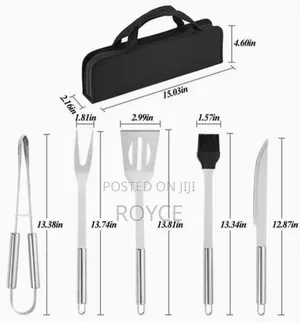 5pcs Bbq Grilling Tool Set