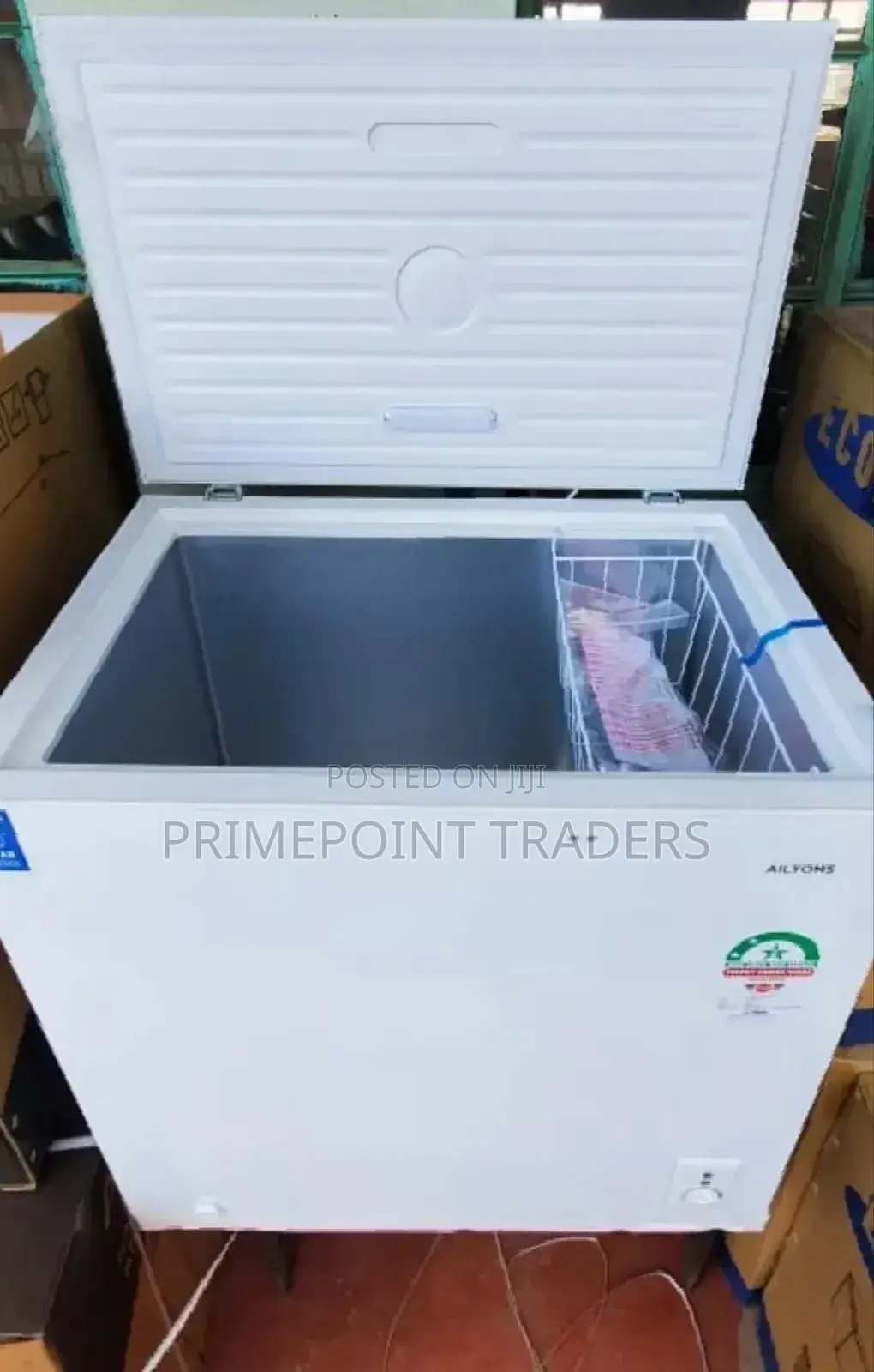 Manual Deep Freezer, 200ltrs Ailyons Chest Freezer (White)