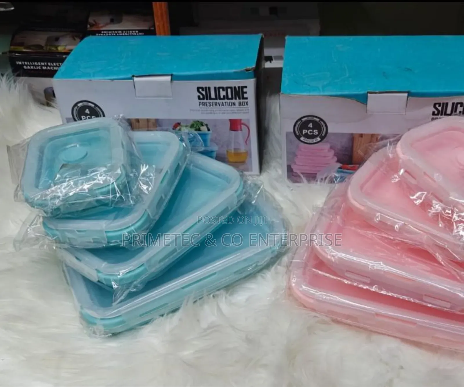 4 PCS Collapsible Silicone Food Container