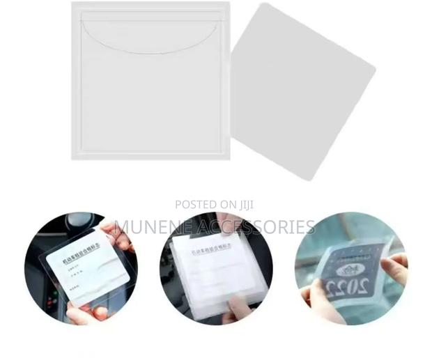 Car Style Insurance Inspection Pouch Windshield Esd Sticker