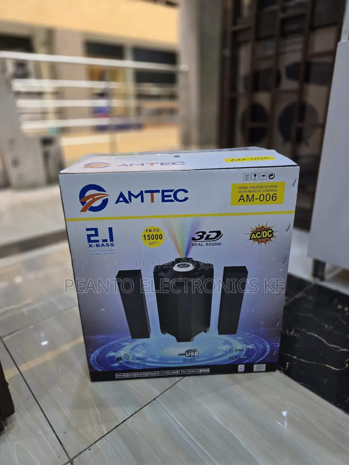 Amtec Am-006 15000w X-Bass Subwoofer Multimedia System