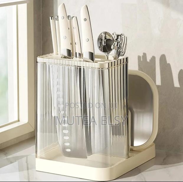 Multifunctional Cutlery Organizer With Chopping Boardholder - thumbnail 5