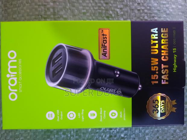 Oraimo Highway 15 15.5w Anifast.Car Fast Charger