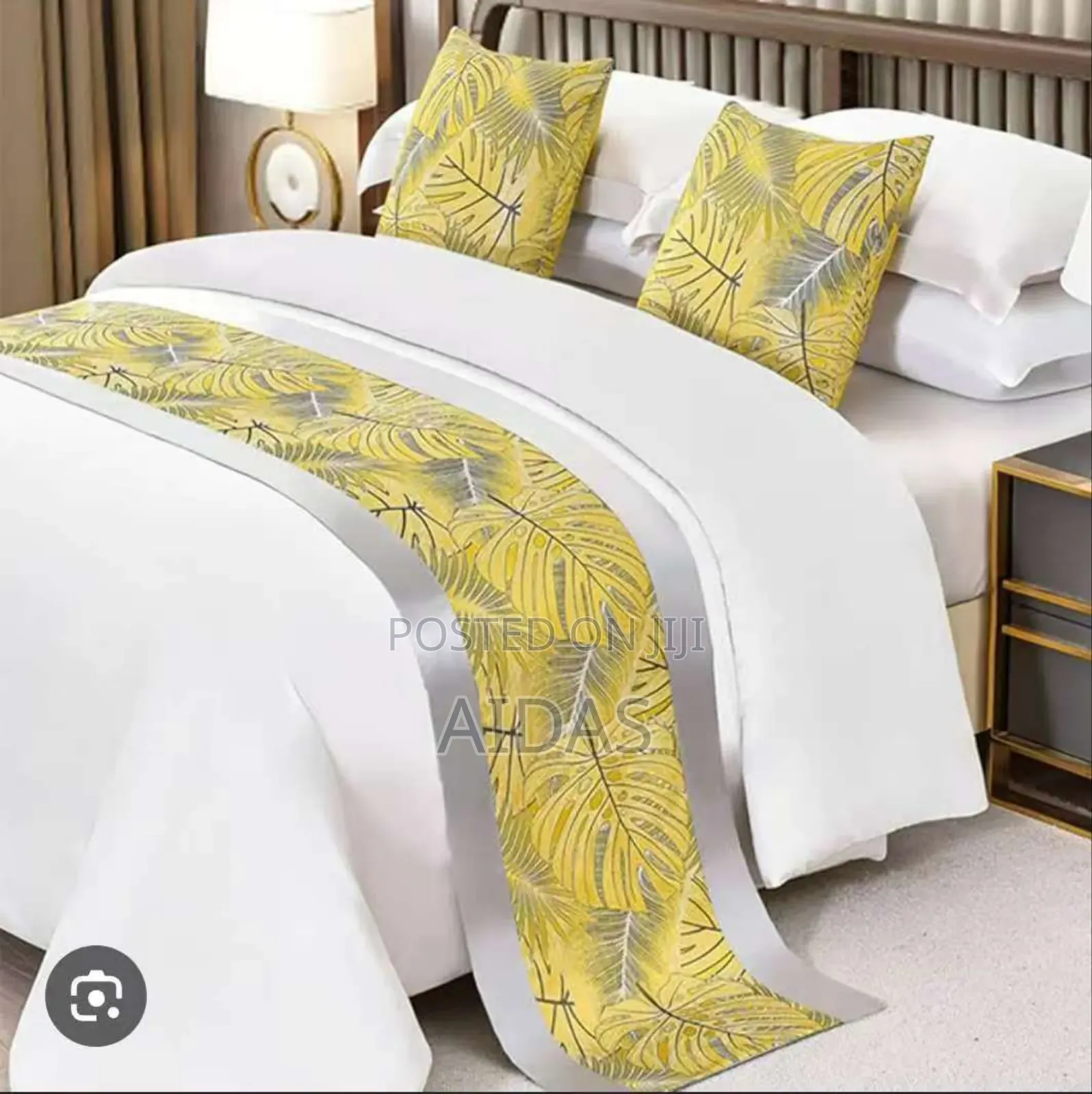 1 Bed Runner and 2 Matching Pillow Cases