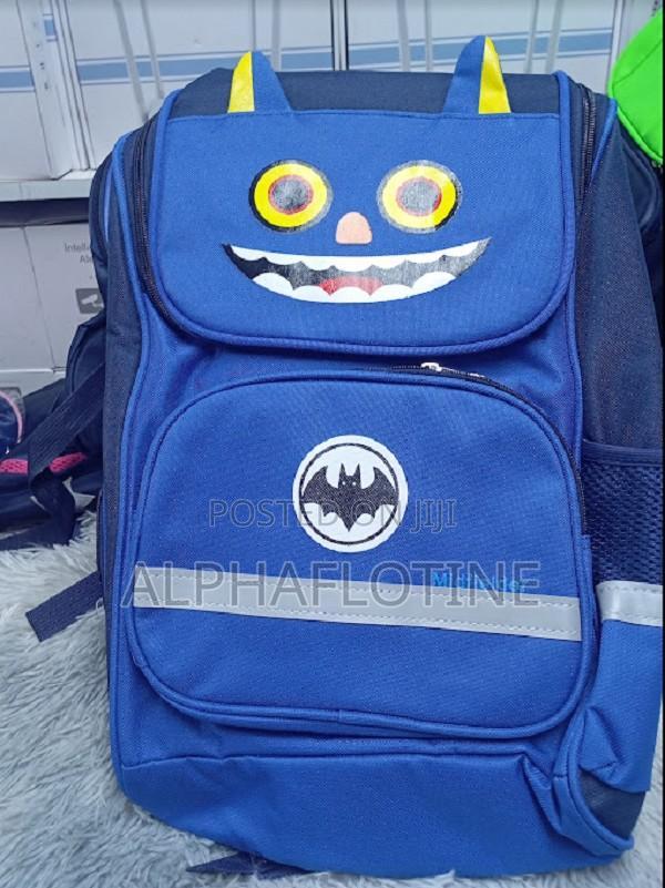Unisex/Blue/Kids School Bag/Anti-Theft, Waterproof