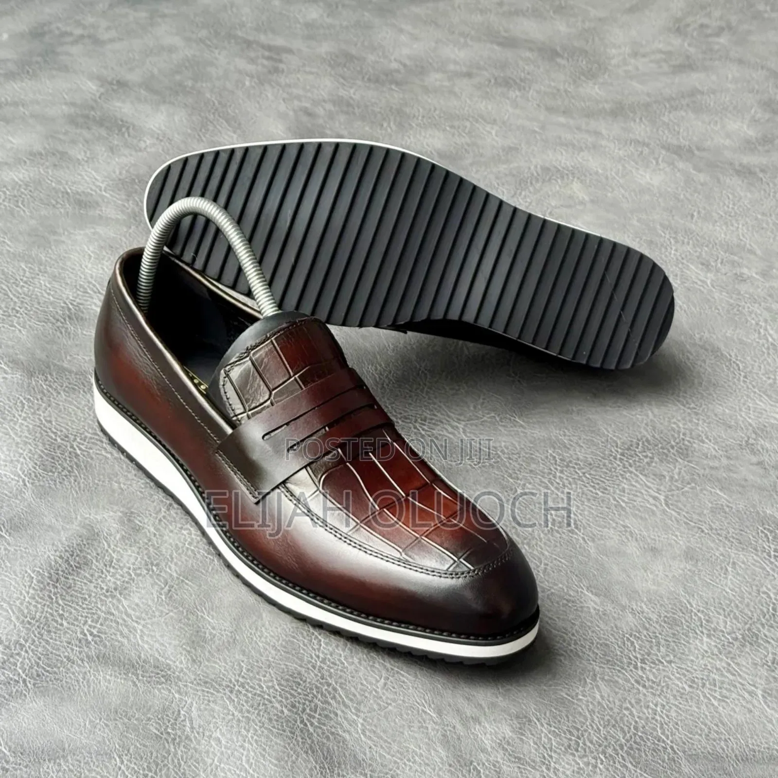 Men Leather Brown Formal Shoes John Foster
