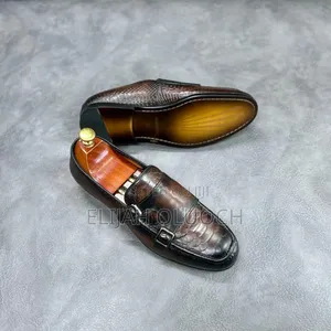 Official Shoes Lace Less Brown John Foster