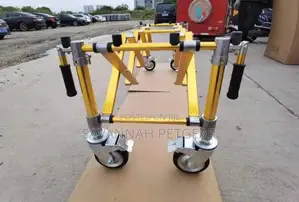 Golden Heavy Duty Funeral Casket Church Trolley