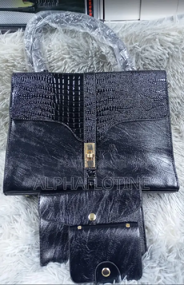 New Alligator Pu Leather Women's Handbags
