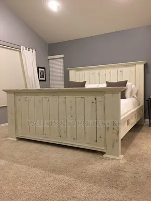 Snow Farmhouse Bed