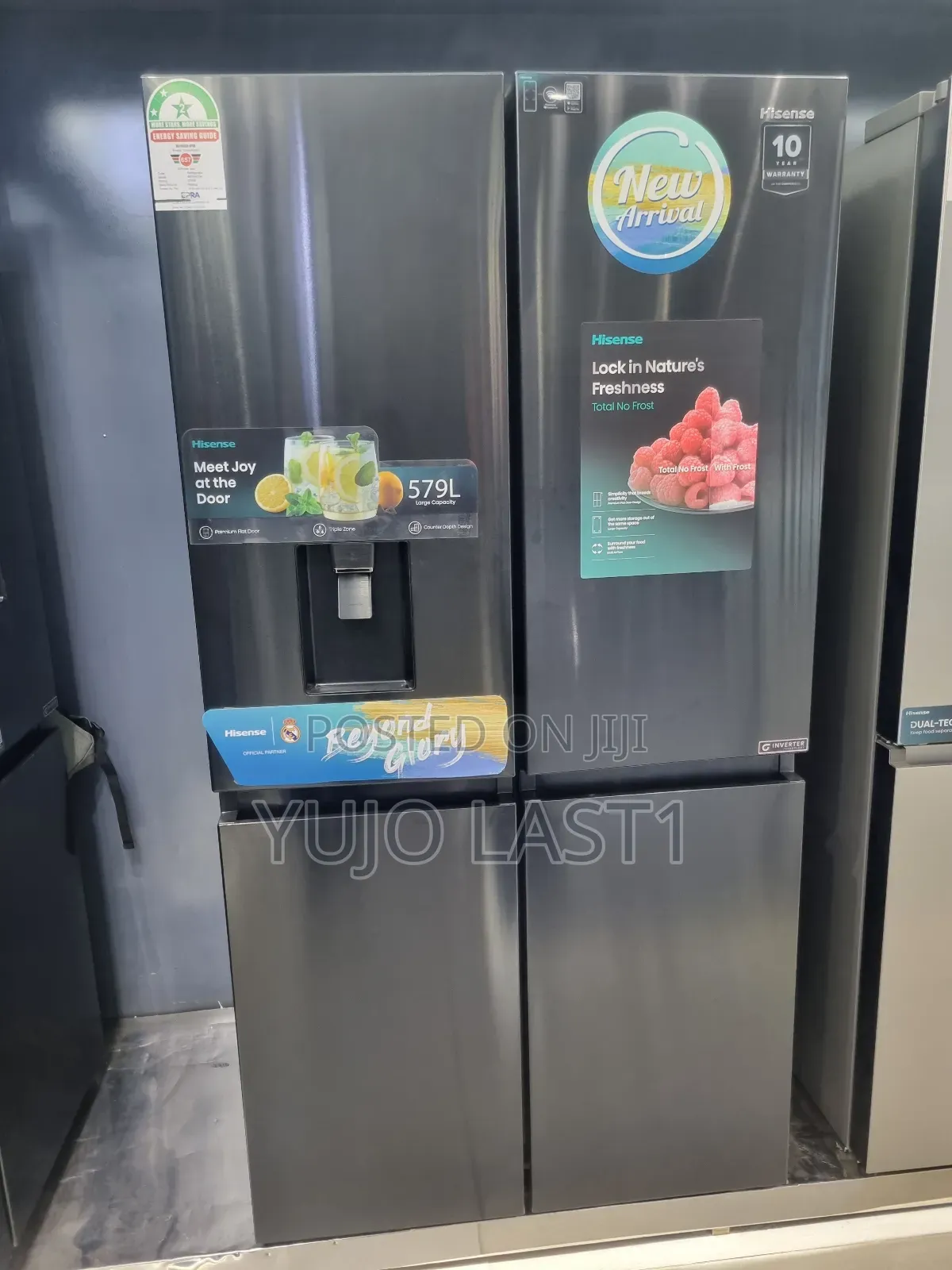 Hisense Ref560dr Fridge 579l 4-Door With Water Dispenser Smart Series