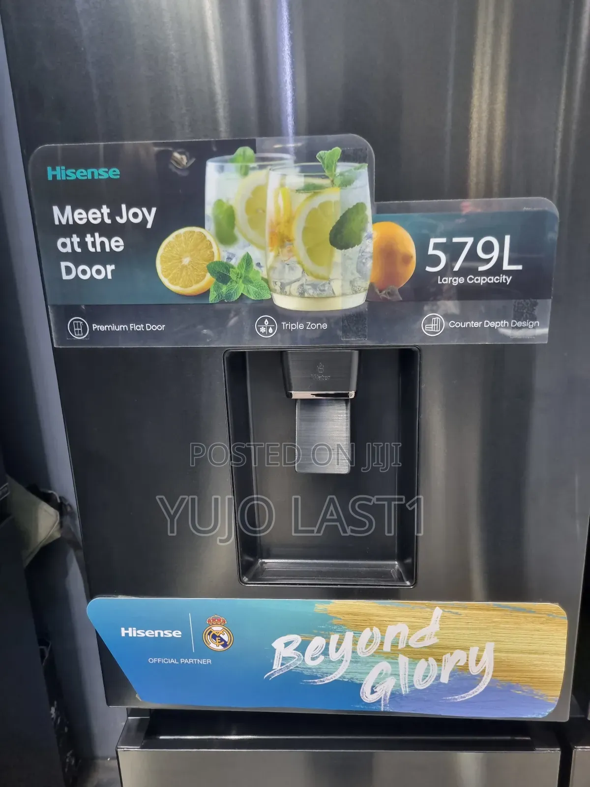 Hisense Ref560dr Fridge 579l 4-Door With Water Dispenser Smart Series